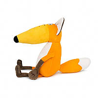 М’яка іграшка лис рудий 39 см — кумедний плюшевий лисеня з тонкими лапками, арт. 002185, фото 3