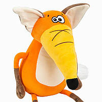 М’яка іграшка лис рудий 39 см — кумедний плюшевий лисеня з тонкими лапками, арт. 002185, фото 2
