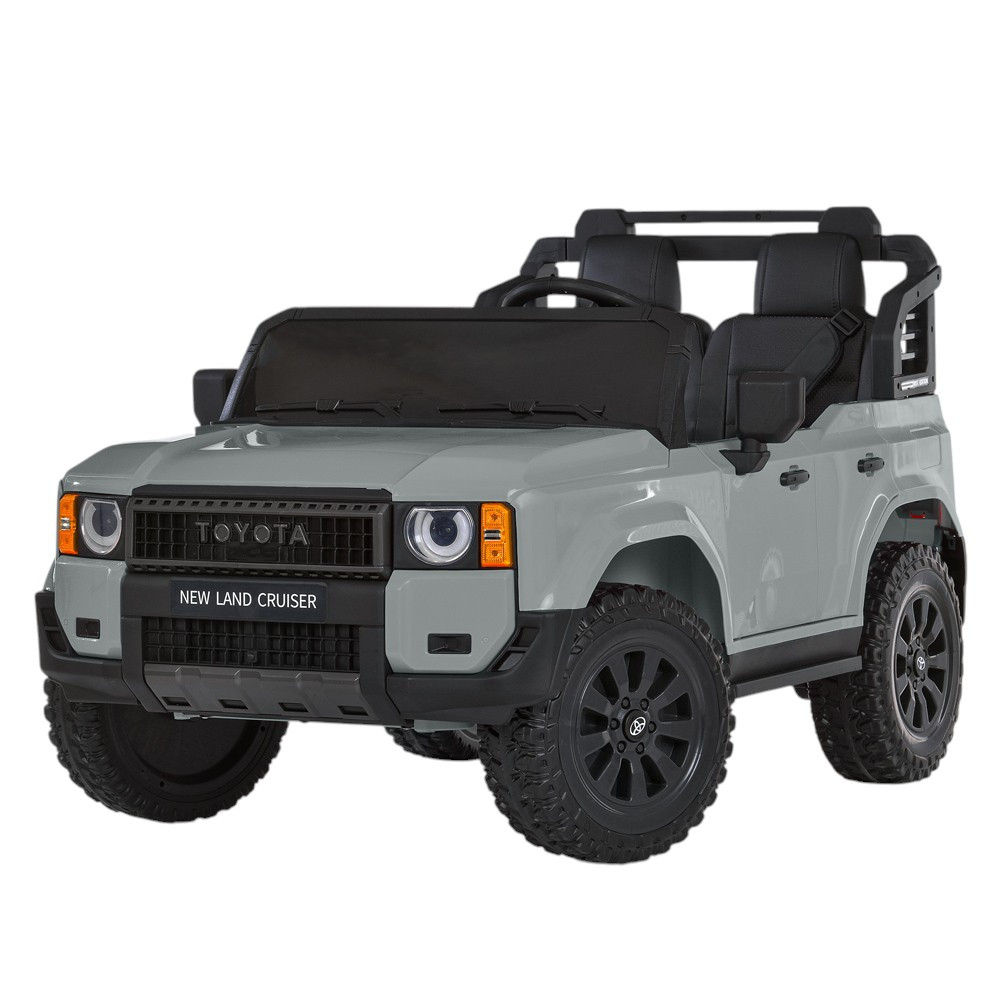 Електромобіль Джип дитячий (2 мотори 45W, аккум.12V10AH, підсвічування, пульт 2,4G) Bambi M 6280EBLR-11 Сірий