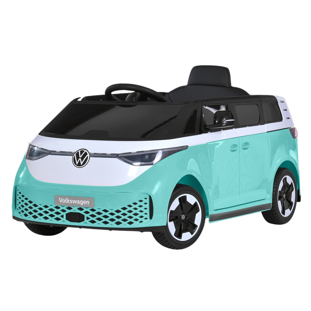 Електромобіль Volkswagen дитячий (2 мотори по 35W, 1 акум. 12V7-9AH, EVA, музика, світло) Bambi M 6281EBLR-15 Бірюзовий