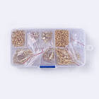 Набір для виготовлення Сережок, Латунь, Залізо та пластик, Колір: Золото, 14.5х7х2.2см, 1 набор, фото 2