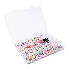 Дитячий набір для створення Браслетів і прикрас, Бусини та фурнітура, Розмір: 190х135х18.5мм, 800-805, 1 набор, фото 2