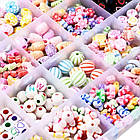 Дитячий набір для створення Браслетів і прикрас, Бусини та фурнітура, Розмір: 190х135х18.5мм, 800-805, 1 набор, фото 3