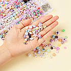 Дитячий набір для створення Браслетів і прикрас, Бусини та фурнітура, Розмір: 190х135х18.5мм, 800-805, 1 набор, фото 4