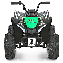 Електроквадроцикл дитячий Bambi (акум. 12V7-9AH, 2 мотори 35W, MP3, USB, музика, світло) M 6283EL-5 Зелений, фото 2