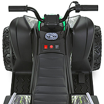 Електроквадроцикл дитячий Bambi (акум. 12V7-9AH, 2 мотори 35W, MP3, USB, музика, світло) M 6283EL-5 Зелений, фото 5