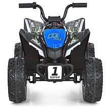 Електроквадроцикл дитячий Bambi (акум. 12V7-9AH, 2 мотори 35W, MP3, USB, музика, світло) M 6283EL-4 Синій, фото 2