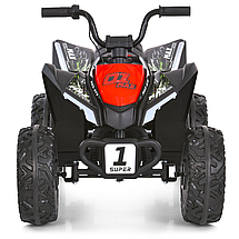 Електроквадроцикл дитячий Bambi (акум. 12V7-9AH, 2 мотори 35W, MP3, USB, музика, світло) M 6283EL-3 Червоний, фото 2