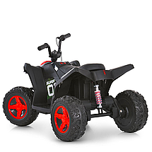 Електроквадроцикл дитячий Bambi (акум. 12V7-9AH, 2 мотори 35W, MP3, USB, музика, світло) M 6283EL-3 Червоний, фото 4