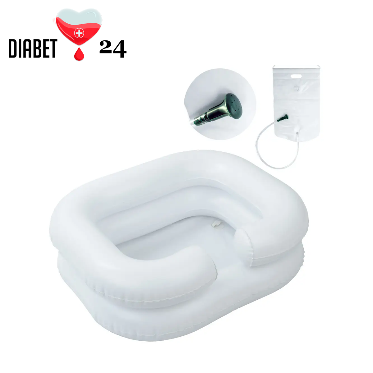 Ванночка для миття голови з резервуаром і лійкою OSD-F-1002, фото 1