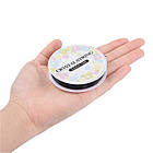 Силіконова Нитка 0.5 мм/20 м, Еластична, Гумка, Колір: Мікс Чорний і Білий, Товщина 0.5 мм, 20 м/котушка, фото 8