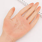 Срібло 925 Швензи Гачок, Рожеве Золото, 15.5х15.4мм, Штифт 0.6 мм, Отвірі 1.5 мм, 2 пары, фото 2