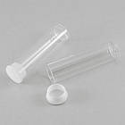 Контейнер для Бісера та Бусин, Пластик, Трубка, Колір: Безбарвний, Розмір: 55х15мм, 10 шт./пач./пач, фото 2