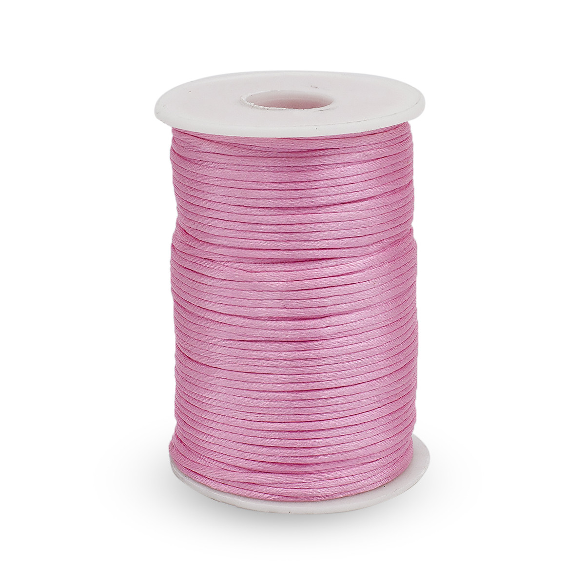 Шнур Поліестер, Колір: Рожевий, Розмір: 2 мм, 85 м/котушка, 1 катушка, фото 1