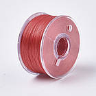 Нитка для Бісера Поліестер Японія, Спеціальне покриття, Колір: Червоний, Розмір: 0,1 мм, 45м/катушка, фото 3