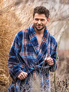 Чоловічий халат для дому Key MGL-431 B25