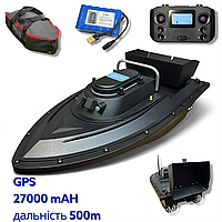 Кораблик для рибалки D12F GPS (99 точек), 12V, 27000 mAh Модель 2025