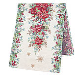 Доріжка раннер на стіл Новорічна 37х100 см., гобелен RUNNER1391NA, фото 6