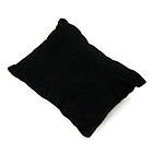 Подушечка під Браслет або Годинник, Оксамитова зі Спонжем, Чорний, 88x76x43мм, (2 шт.), фото 9