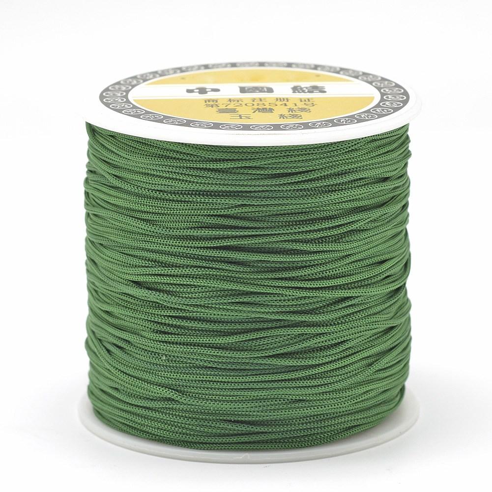 Шнур Поліестер, Колір: Зелений, Розмір: 0.8мм, 120-130 м/котушка, 1 катушка, фото 1