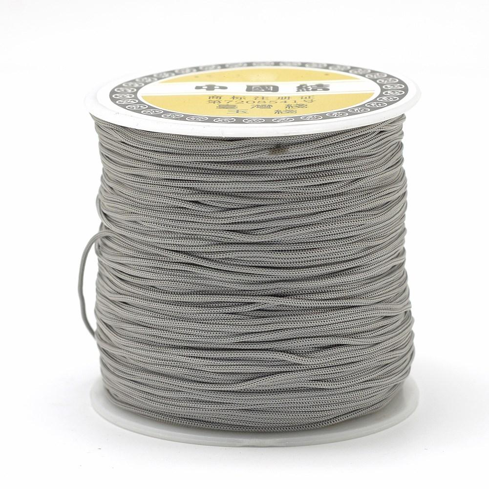 Шнур Поліестер, Колір: Сірий, Розмір: 0.8мм, 120-130 м/котушка, 1 катушка, фото 1