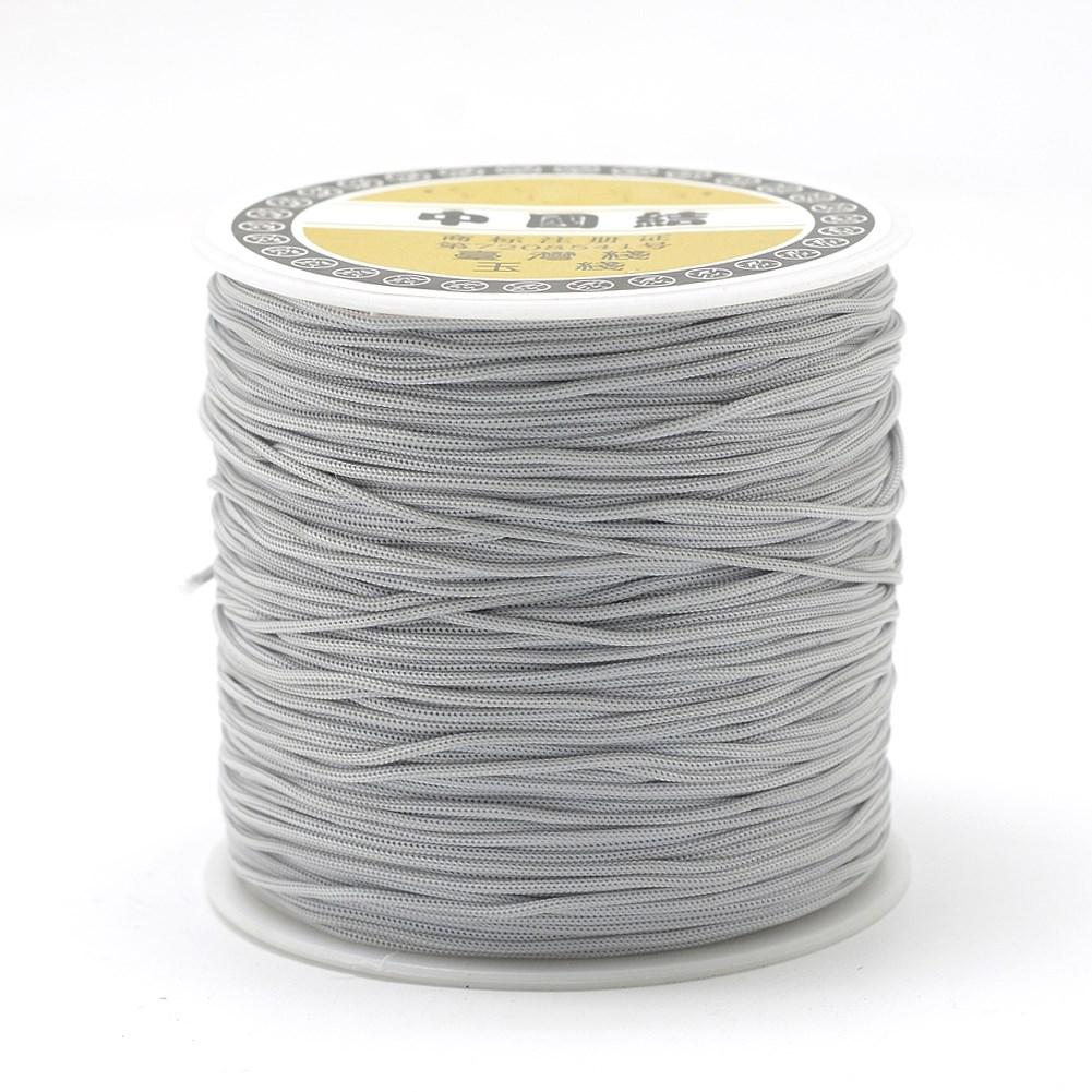 Шнур Поліестер, Колір: Світло-сірий, Розмір: 0.8 мм, 120-130 м/котушка, 1 катушка, фото 1