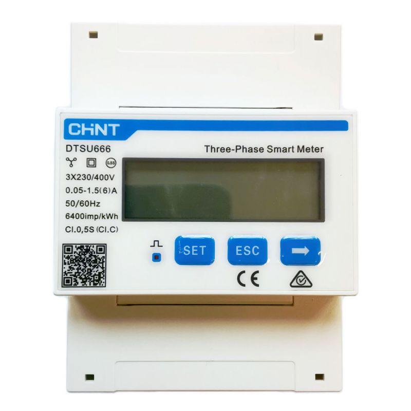 Лічильник електроенергі Сhint Smart Meter DTSU666 0.4-1(100)A Modbus / RS-485, фото 1
