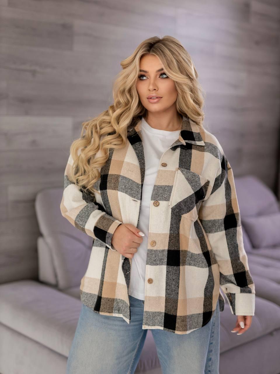 Сорочка для пишних дам "Кашемір", фото 1