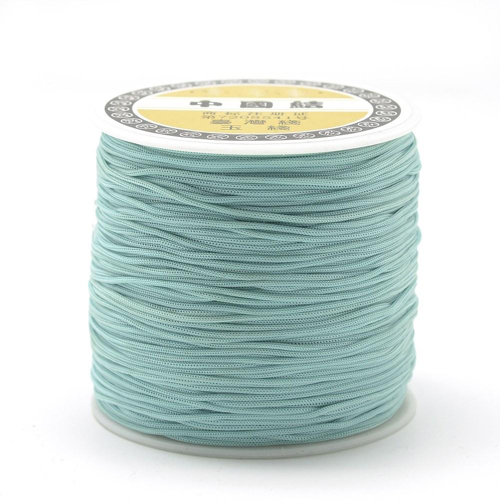 Шнур Поліестер, Колір: Світло-бірюзовий, Розмір: 0.8 мм, 120-130 м/котушка, 1 катушка, фото 1