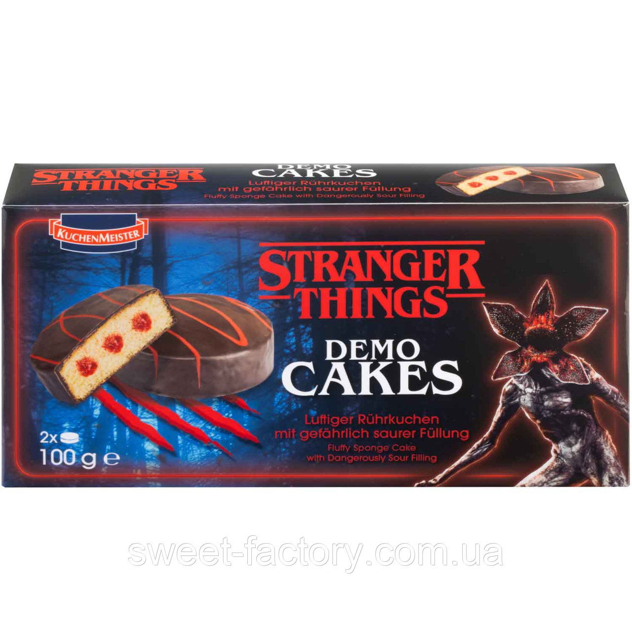 Печиво Kuchen Meister Stranger Things Demo Cakes 100g, фото 1