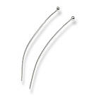 Срібло 925 Піни з Кулькою, Розмір: 35 мм, Пін: 0.6мм, 2 шт, фото 2