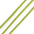 Шнур Нейлоновий, Атласний, Колір: Оливково-сірий, Розмір: Діаметр 1 мм, 70 м/котушка, 1 катушка, фото 2