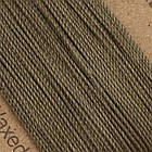 Шнур Вощений Нейлон, Підходить для Плетіння Браслетів, Колір: Темно-оливковий, Розмір: Товщина 0.65 мм, фото 2