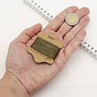 Шнур Вощений Нейлон, Підходить для Плетіння Браслетів, Колір: Темно-оливковий, Розмір: Товщина 0.65 мм, фото 3