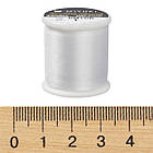 MIYUKI Нитка Нейлонова для Бісера, Японія, Колір: Білий Примара, No1, Товщина 0.203мм, 50 м/котушка, 1 катушка, фото 4