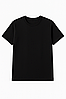 Футболка базова чорного кольору прямого крою