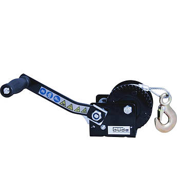 Тросова лебідка GUDE 300 кг вантажна лебідка ручна автомобільна
