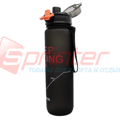 Пляшка для води 1000 мл. YY-432-Чорна, фото 1