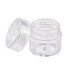 Контейнер для Бісера та Бусин, Пластик, Безбарвний, 3.4x3.3 см, Об'єм 10 мл, 5 шт./набір, фото 6