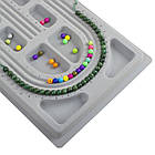 Органайзер для викладання Бусин Прямокутний, Пластик, Сірий, Розмір: Довжина 49 см, Ширина 27 см, Товщина 2 см, фото 2