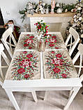 Серветка сервірувальна Новорічна гобеленова Limaso RUNNER1391NA, фото 2