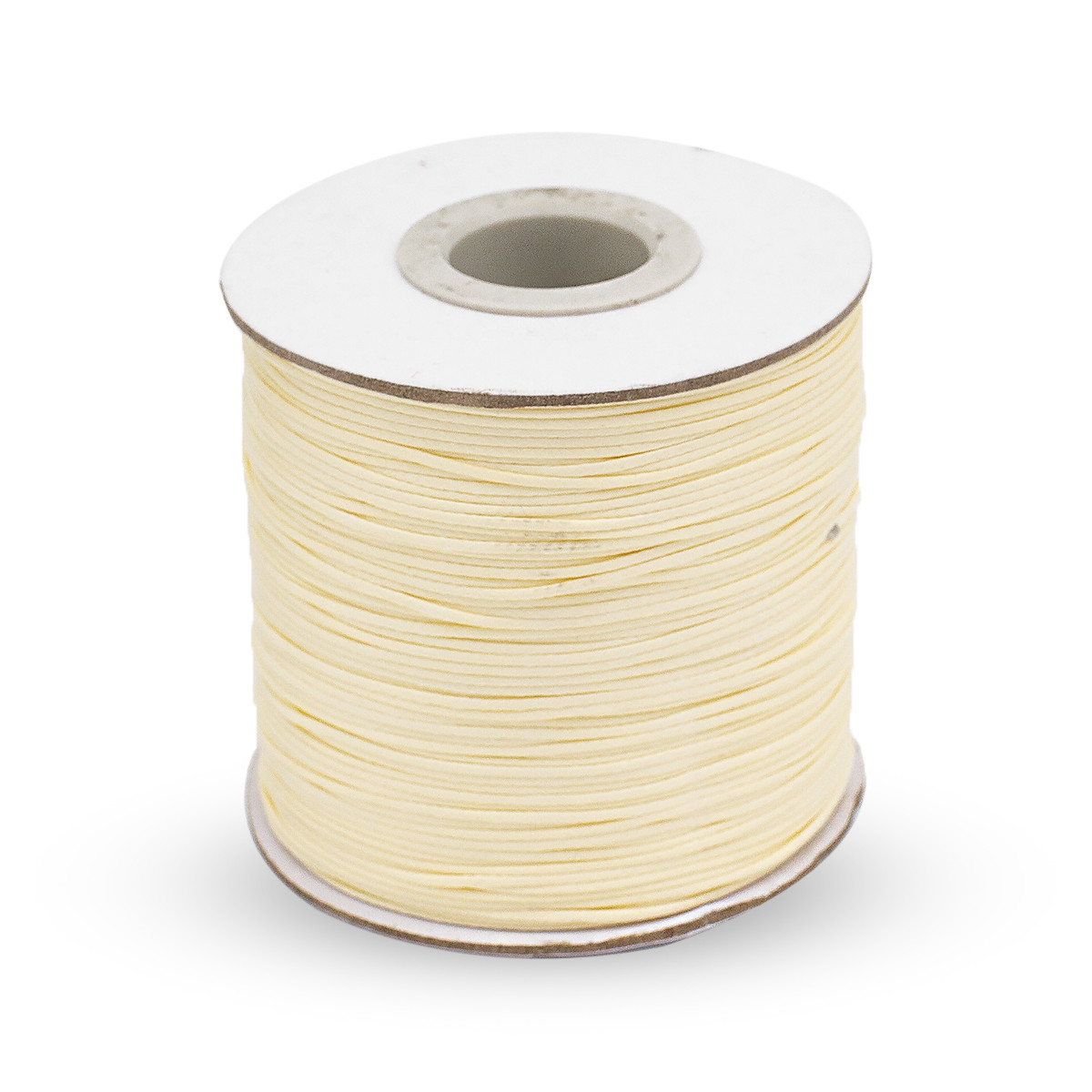 Шнур Корея Вощений Поліестер, Колір: Бежевий, Розмір: 0.5мм, 165м/котушка, 1 катушка, фото 1