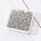 Застібка Карабін-Лобстер, Сплав, Колір: Бронза, Розмір: 12х6 мм, Отвір 1.2 мм, 100 шт./контейнер, 1 контейнер, фото 7