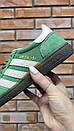 Кросівки чоловічі зелені Adidas Spezial Handball Preloved Green White (17691), фото 3