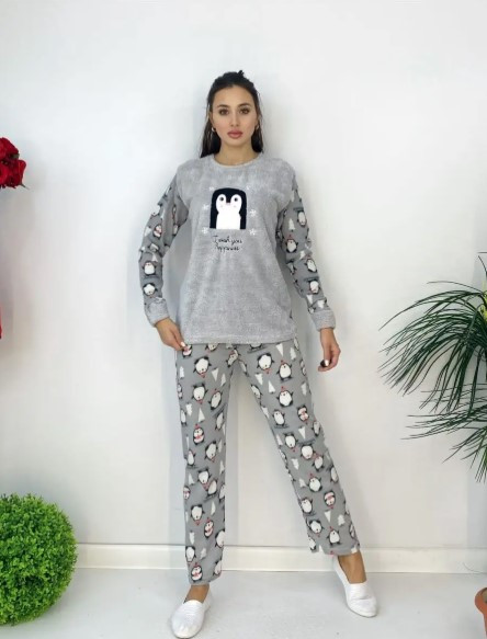 Тепла махрова піжама