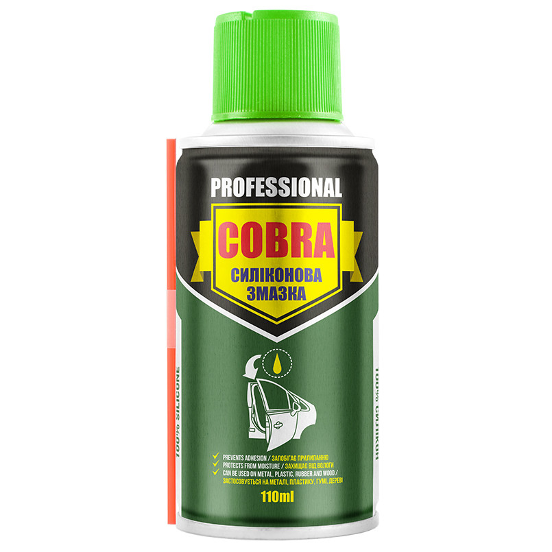 Мастило силіконове спрей 110ml "Cobra" NX11200 (48шт/ящ), фото 1