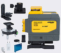 Лазерный уровень Sigma Нивелир строительный 16 линий Лазерный уровень самовыравнивающий 4× 360°