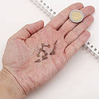 Тримачі Гвинтові Штифти з петлею, для Бусин із Напівотворством, Залізні, Колір: Мідь, 10х5х1.2 мм, 50 г, фото 5