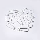 Швензи Неіржавка Сталь, Французька застібка, Розмір: 25х10.5х2.5мм, Пін: 0.7мм, 10 шт, фото 4