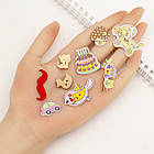 Набір Ґудзиків для Рудоробства Дерев'яні, Мікс 15-20 різновидів, приблизно 85 шт./набір, 1 набор, фото 2